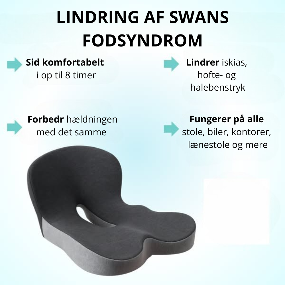 ComfortCore™ – Ergonomisk sædehynde til daglig komfort