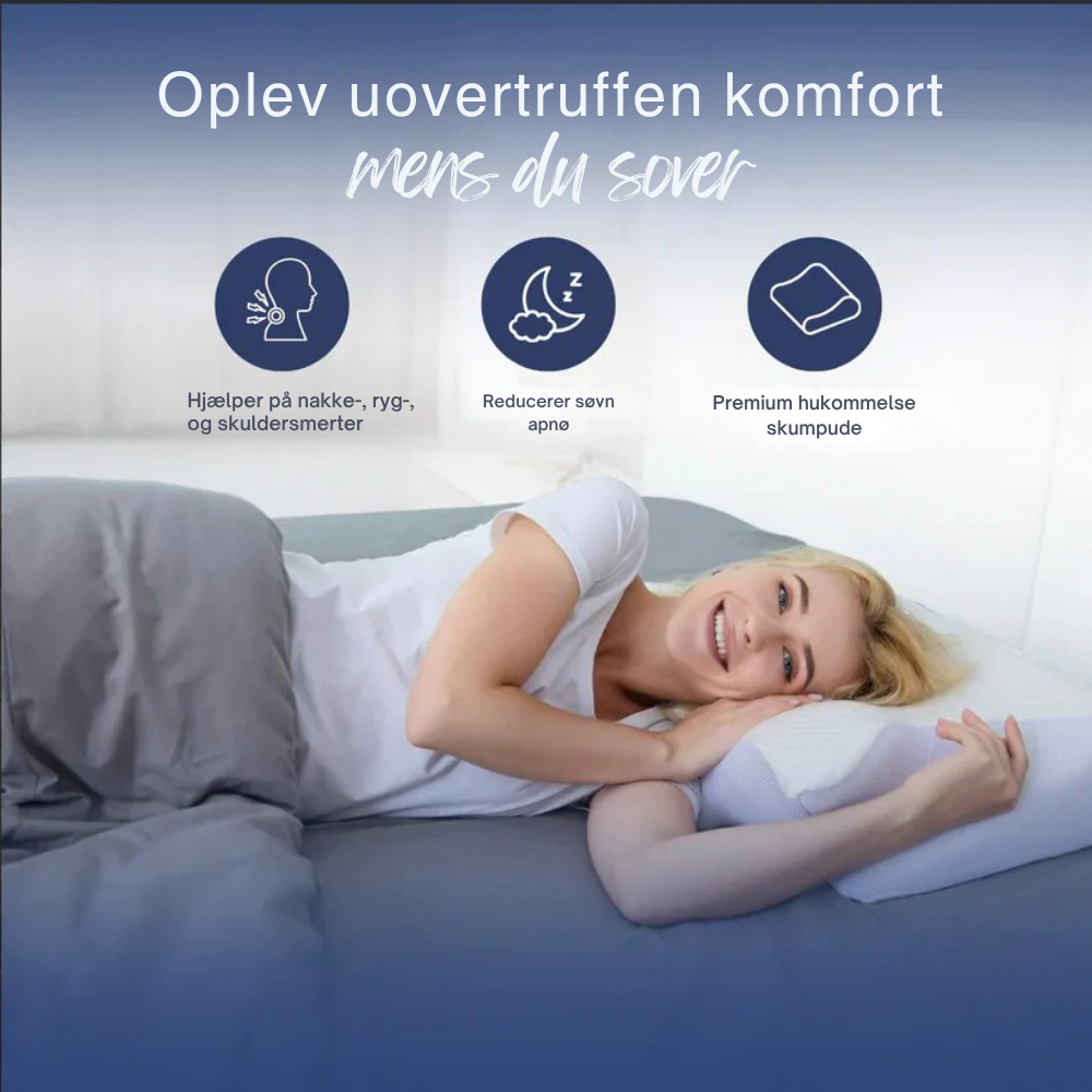 RestCore™ | Lindrer nakke- og rygsmerter – sov bedre og vågn friskere hver morgen