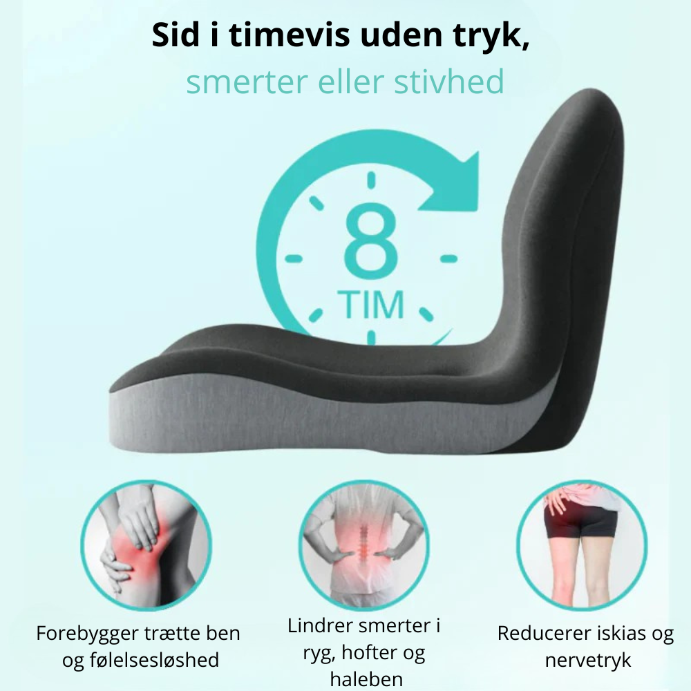 ComfortCore™ – Ergonomisk sædehynde til daglig komfort