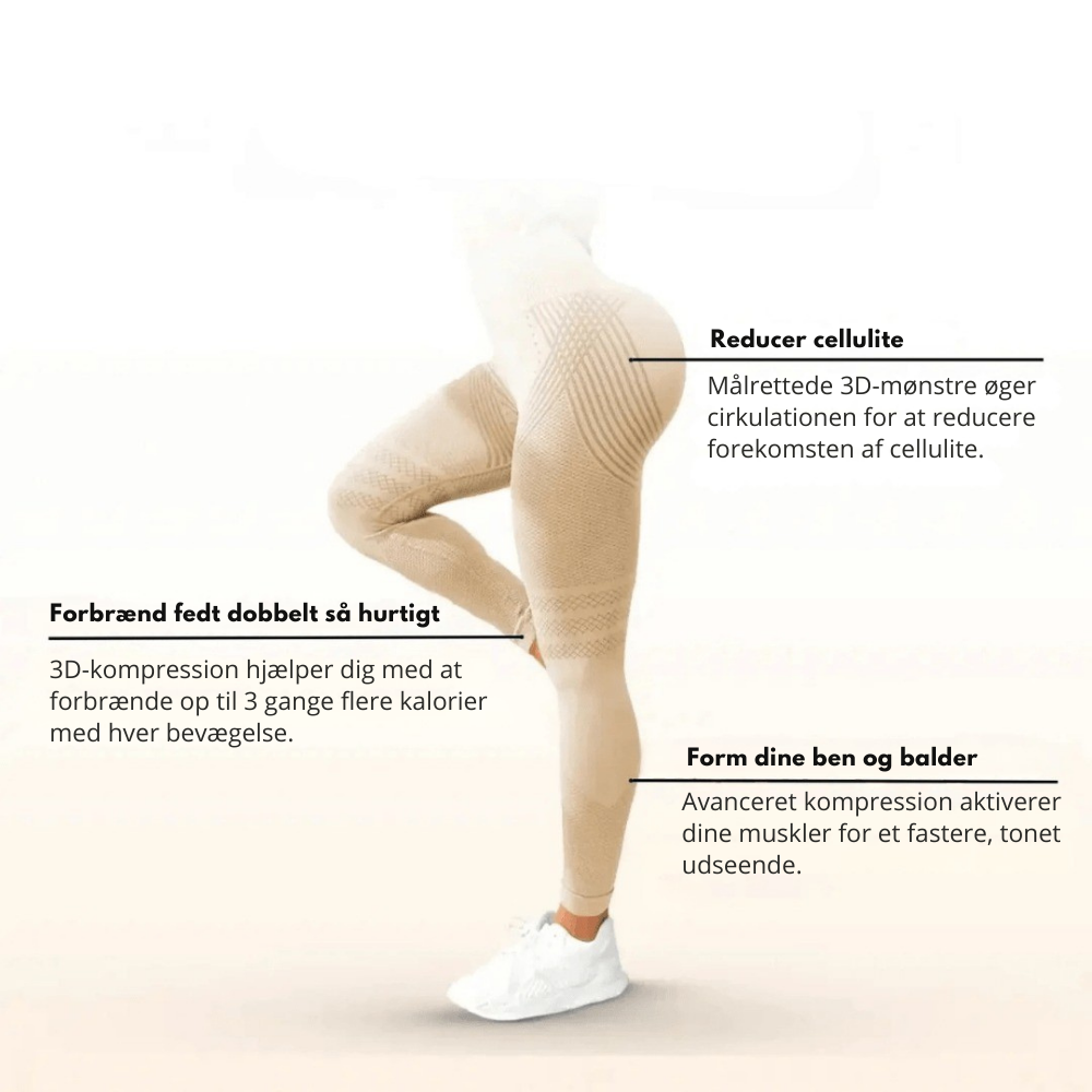 SculptLine™ Leggings – Aktiv kompression for glattere hud & forbedret cirkulation
