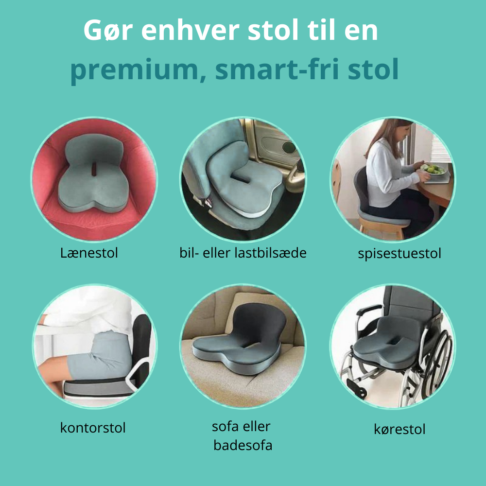 ComfortCore™ – Ergonomisk sædehynde til daglig komfort