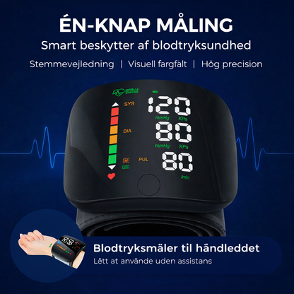 HomePulse™ | Nem og sikker måling af blodtryk derhjemme