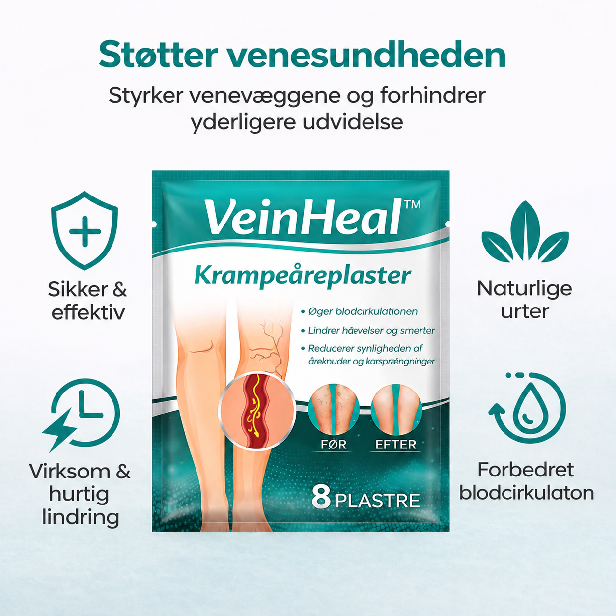 VeinHeal™ – Slip for tunge og trætte ben